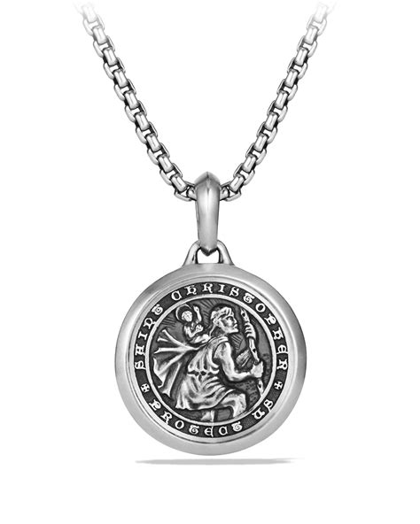 How to Layer the David Yurman St. Christopher Amulet with other Jewelry